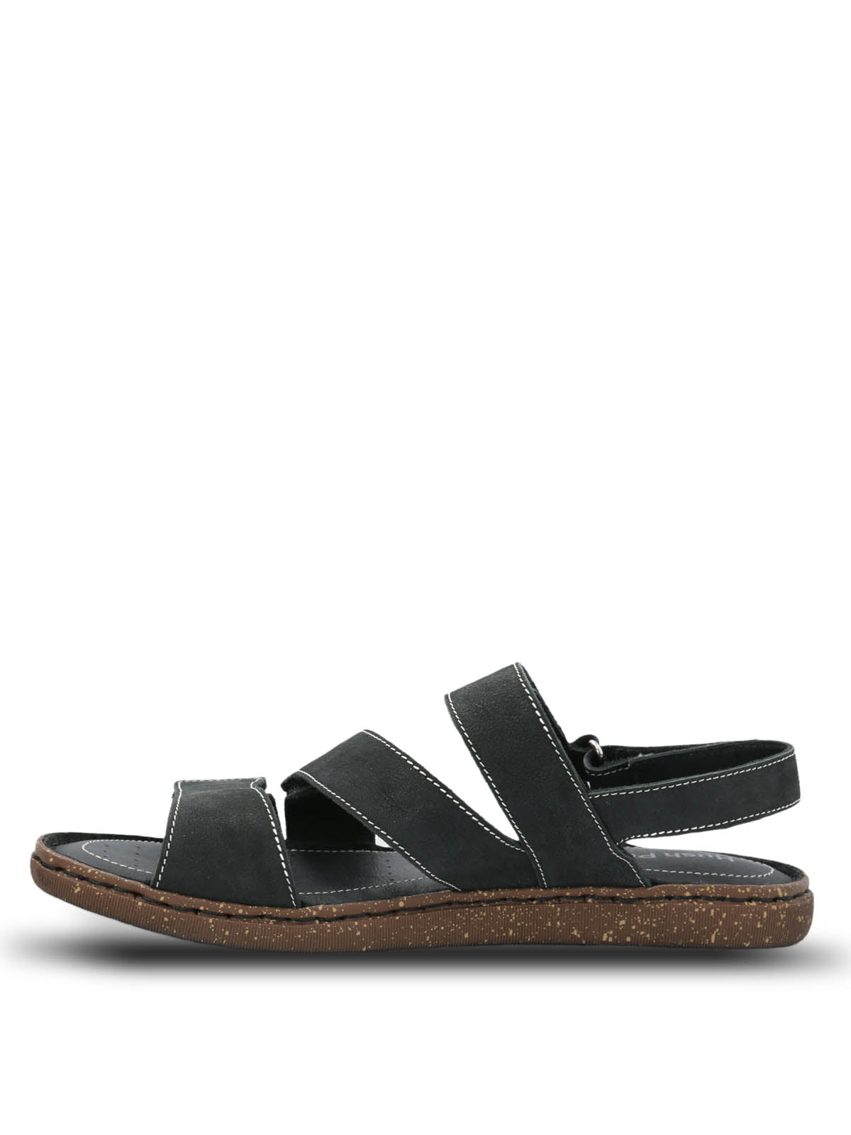 Sandalia Cuero Mujer Apricot Negro