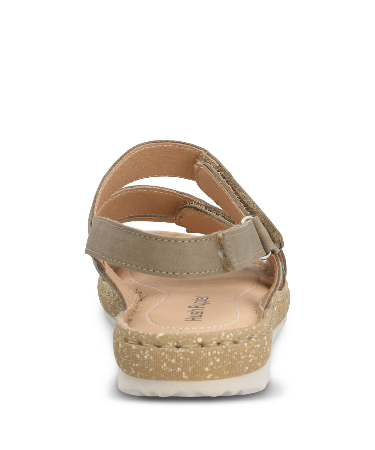 Sandalia Cuero Mujer Apricot Verde Hush Puppies