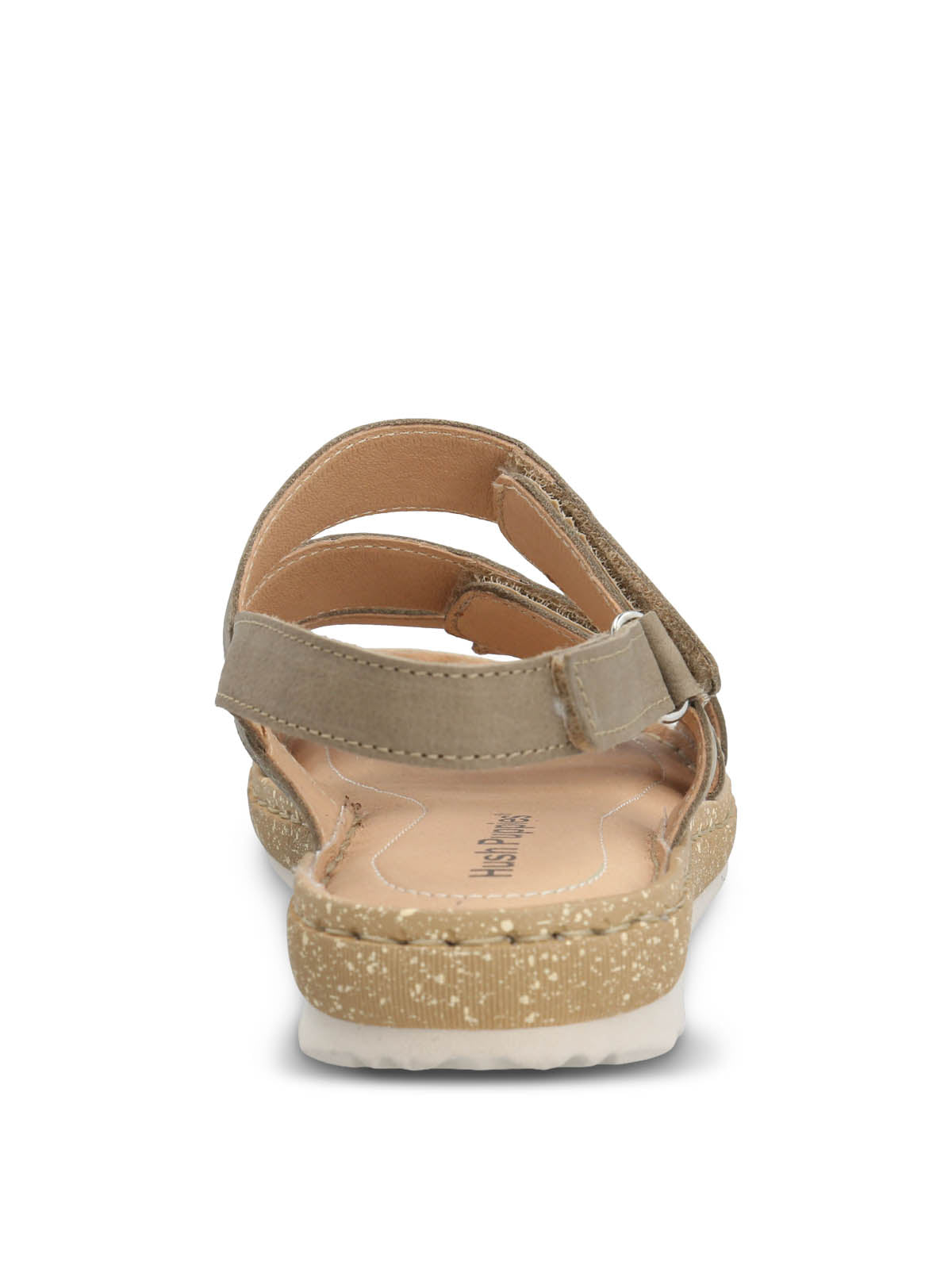 Sandalia Cuero Mujer Apricot Verde Hush Puppies
