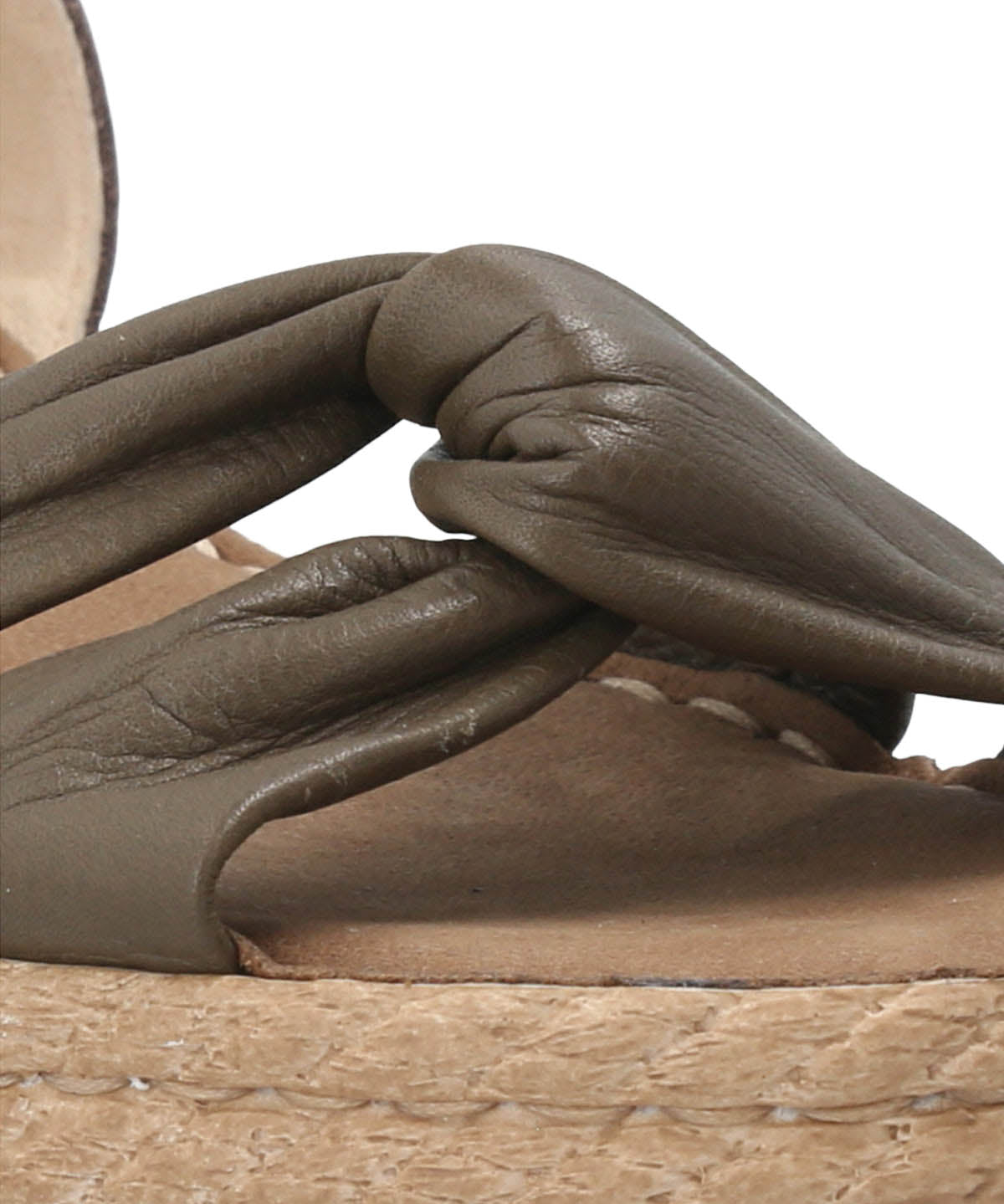 Sandalia Cuero Mujer Cepina Café Oscuro