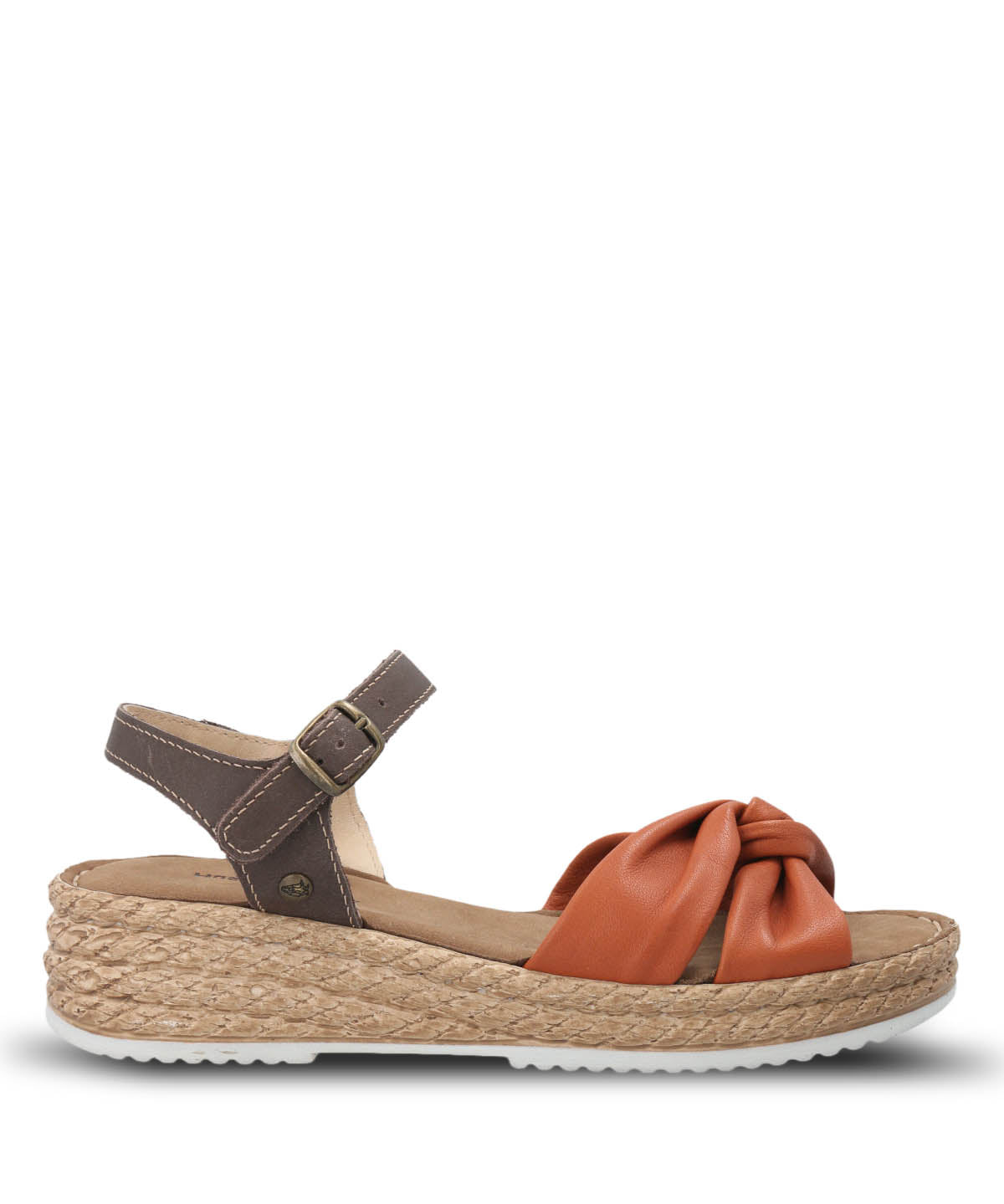 Sandalia Cuero Mujer Cepina Terracota