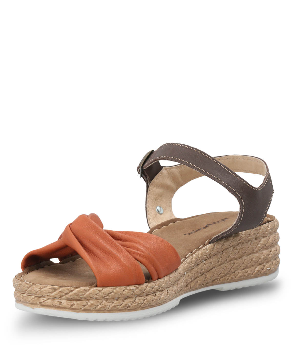 Sandalia Cuero Mujer Cepina Terracota