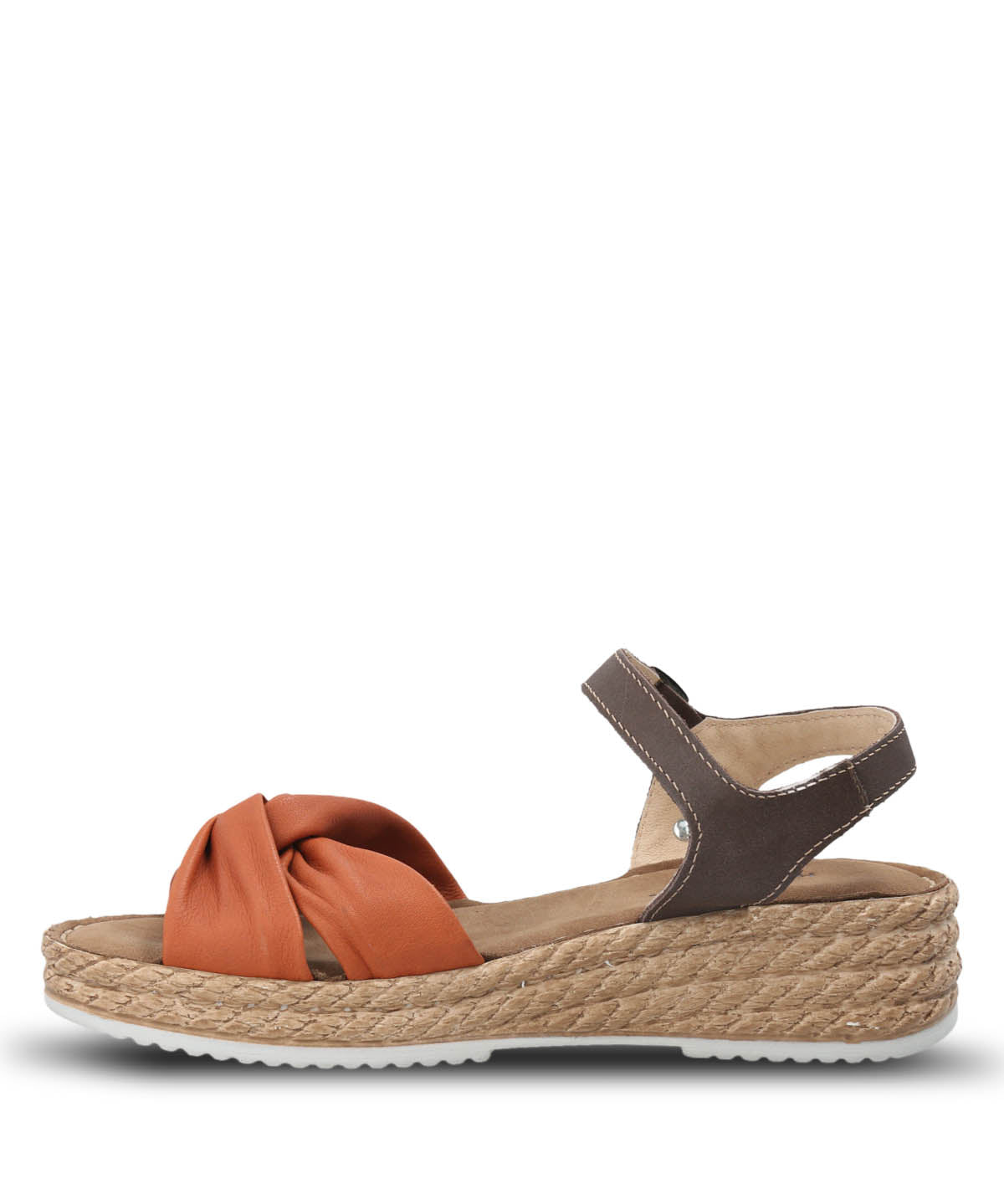 Sandalia Cuero Mujer Cepina Terracota