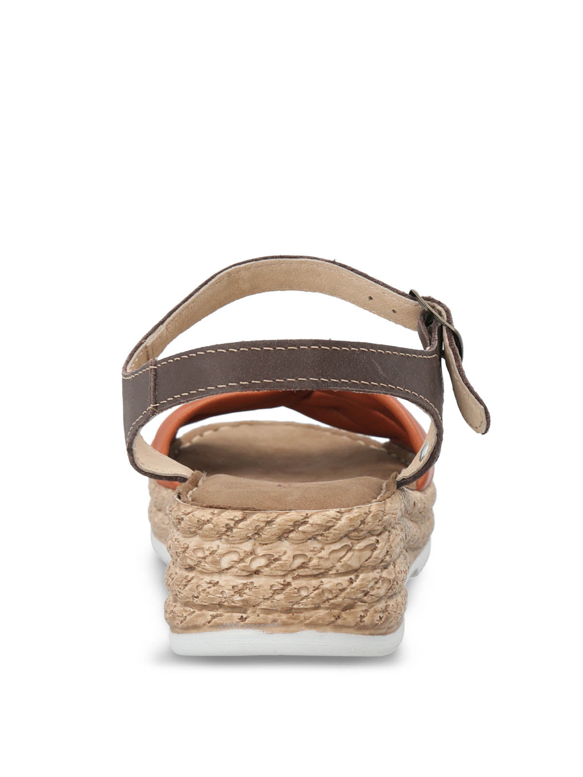 Sandalia Cuero Mujer Cepina Terracota