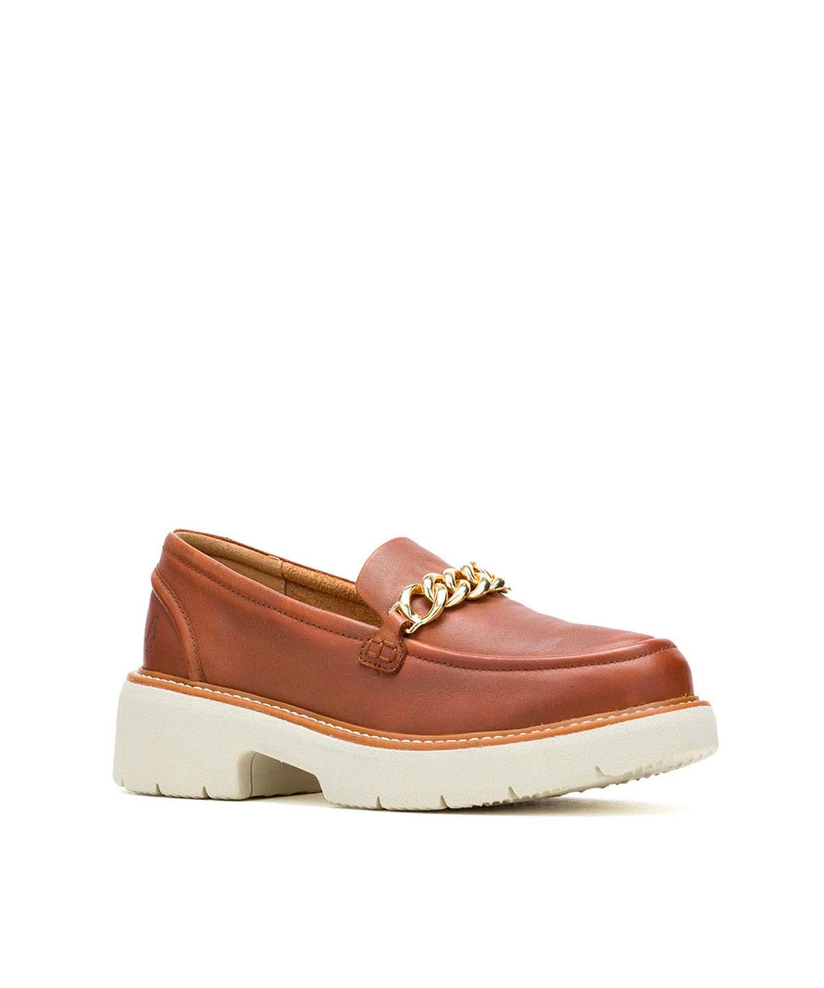 Mocasin Cuero Mujer Jodie Bit Café