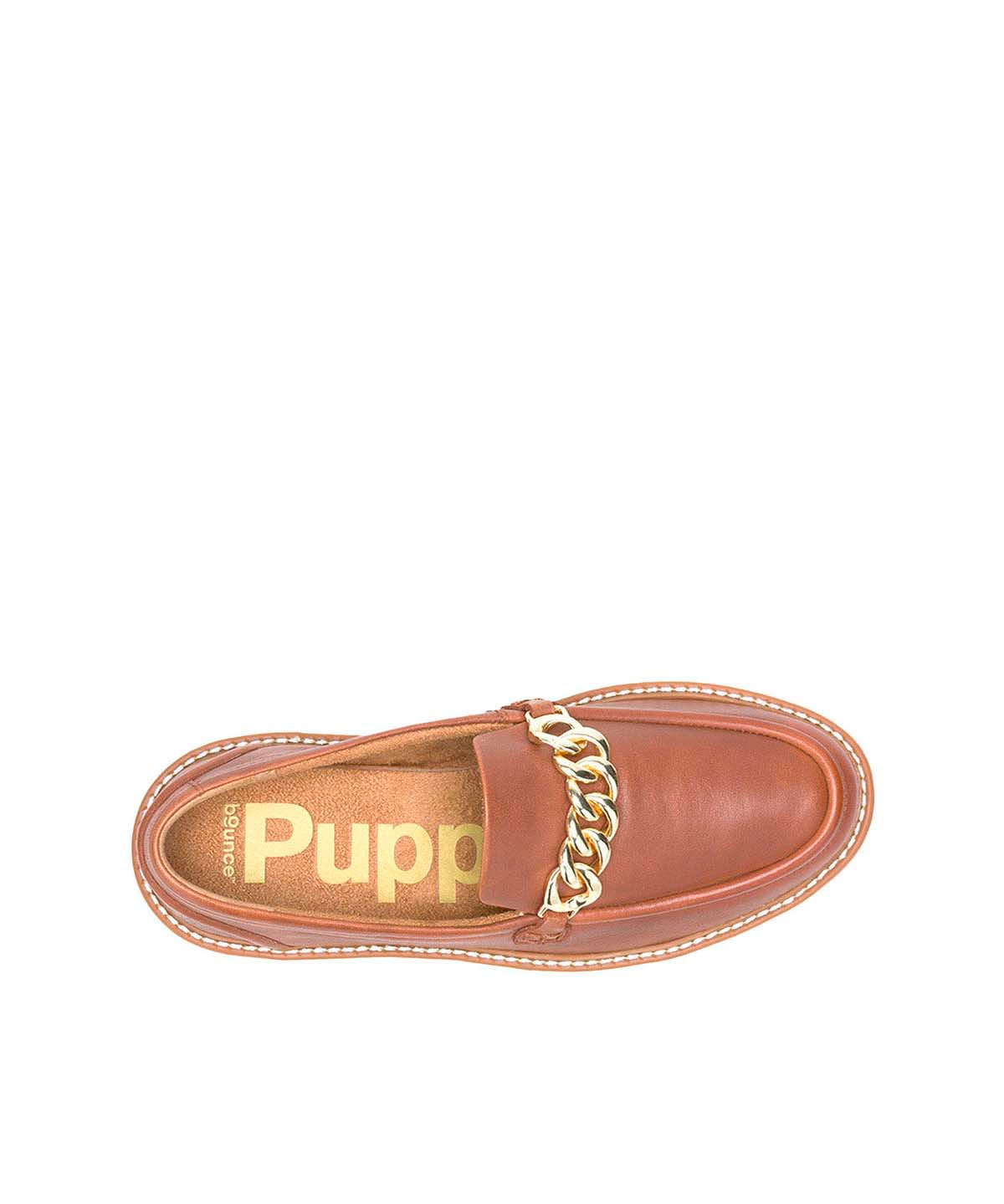 Mocasin Cuero Mujer Jodie Bit Café