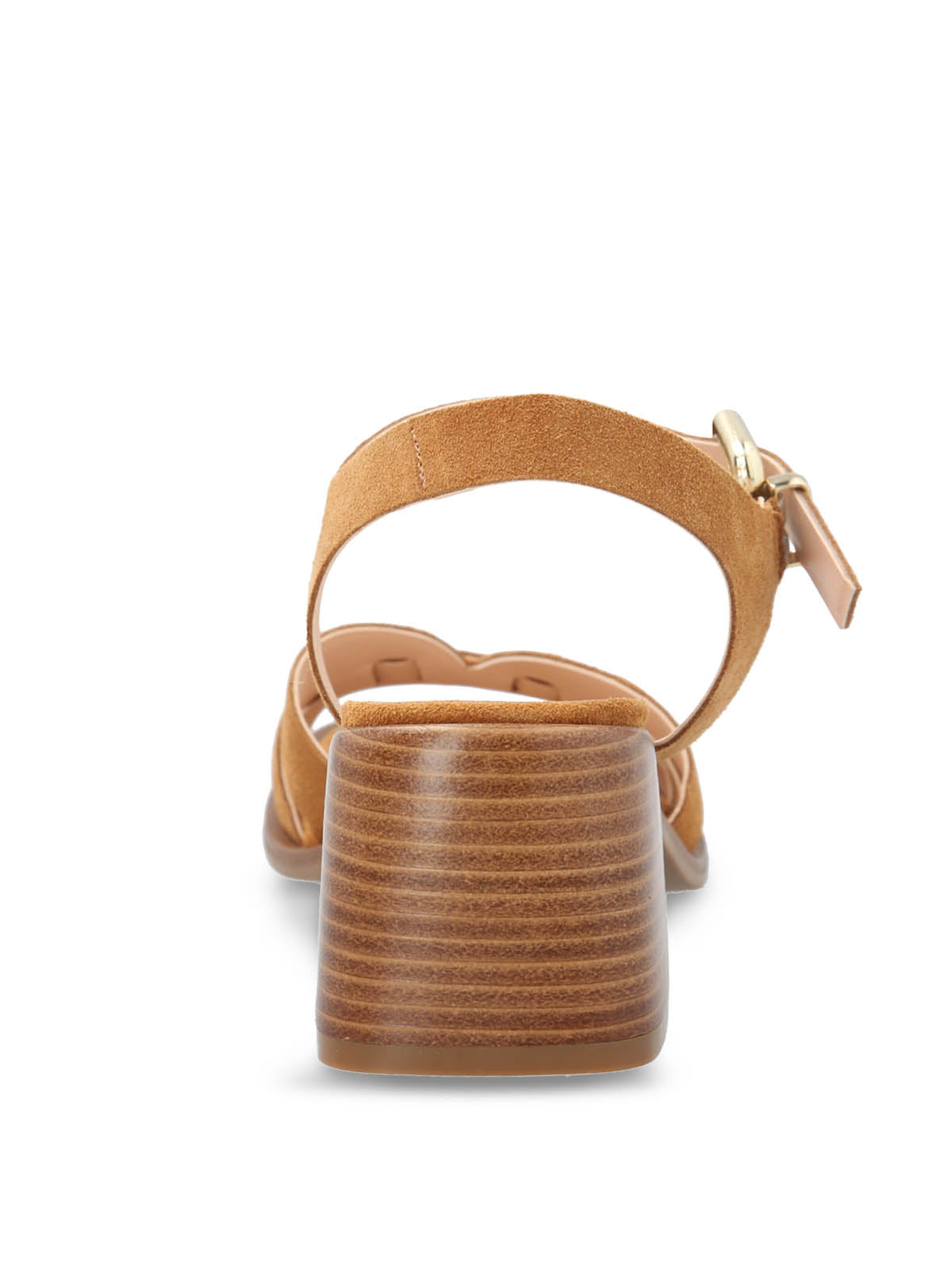 Sandalia Cuero Mujer Pastore Café Claro