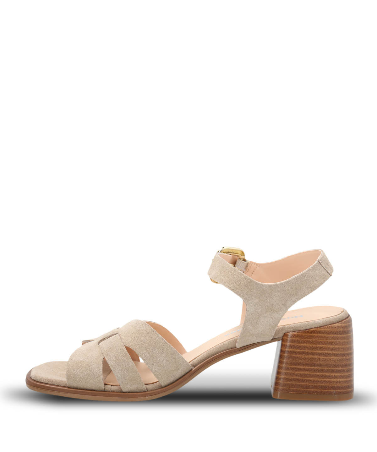 Sandalia Cuero Mujer Pastore Beige
