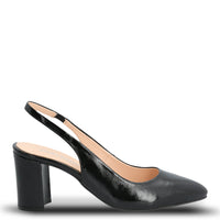 Zapato Vestir Cuero Mujer Temu Negro