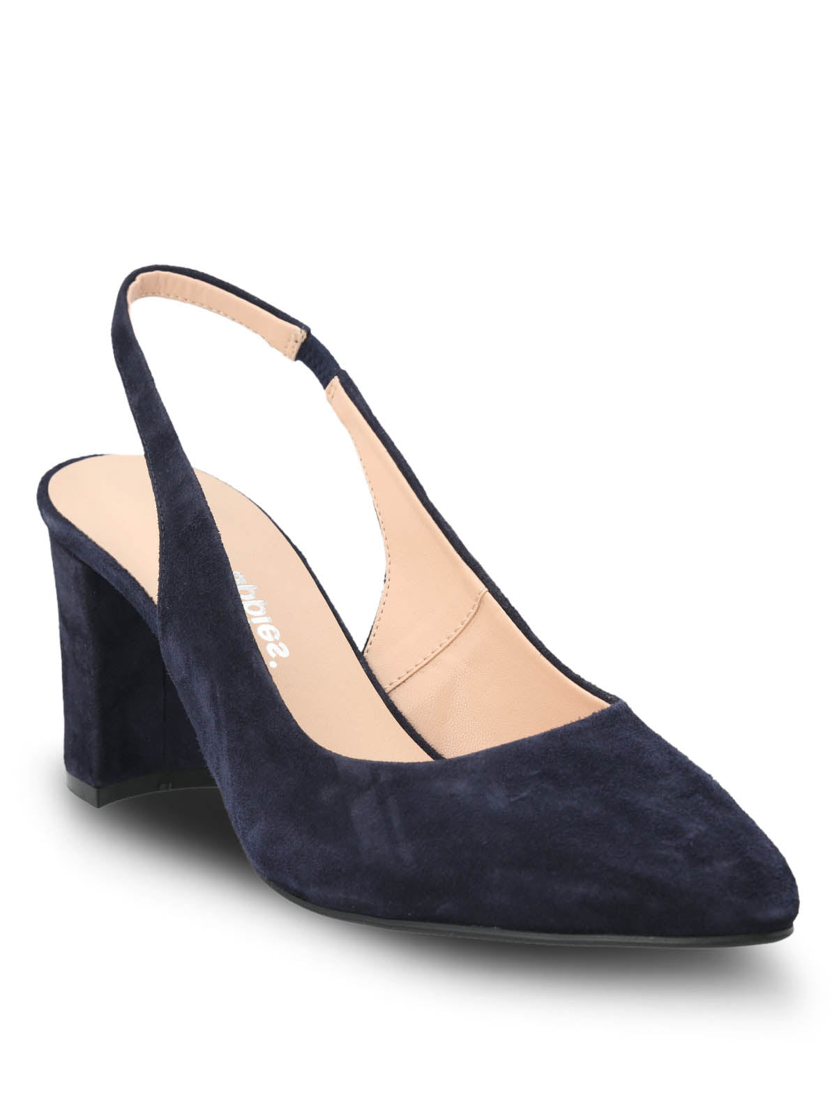 Zapato Vestir Cuero Mujer Temu Azul Oscuro | Hush Puppies