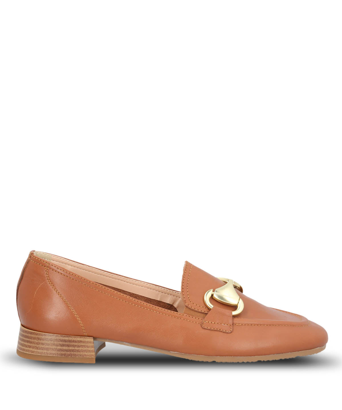 Mocasin Cuero Mujer Pasturo Café Claro