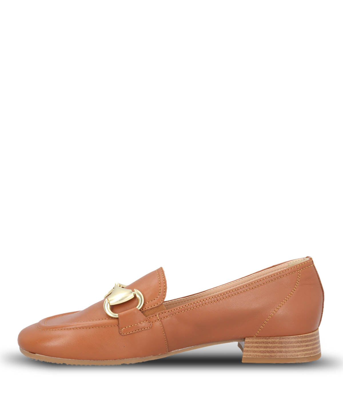 Mocasin Cuero Mujer Pasturo Café Claro