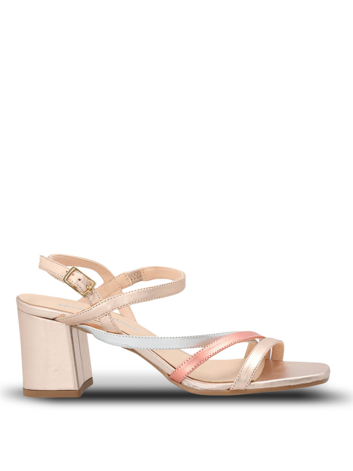 Sandalia Vestir Cuero Mujer Nicolo Rosa