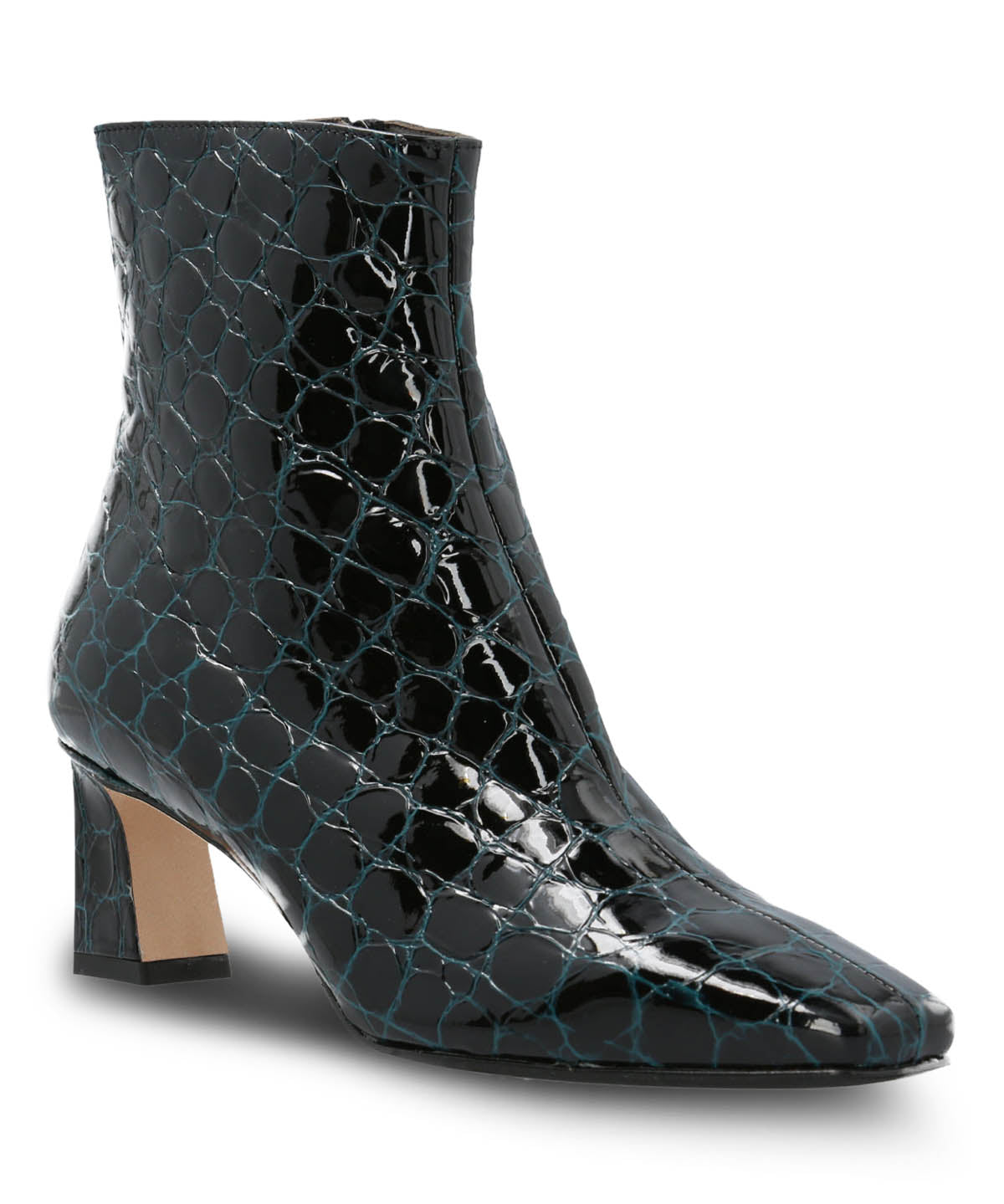 Botin Brunate Cuero Mujer Ginna Verde Hush Puppies | Hush Puppies