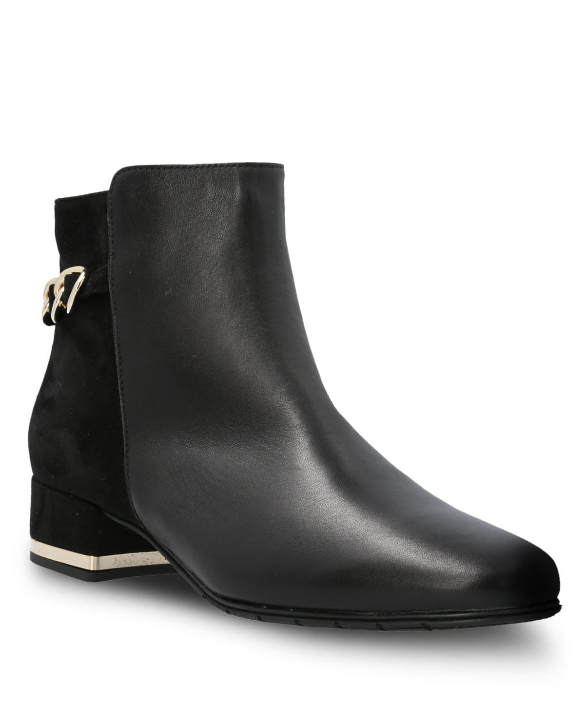 Botin Brunate Cuero Mujer Alesandra Negro Hush Puppies