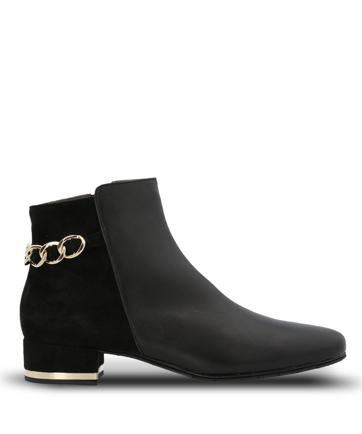 Botin Brunate Cuero Mujer Alesandra Negro Hush Puppies