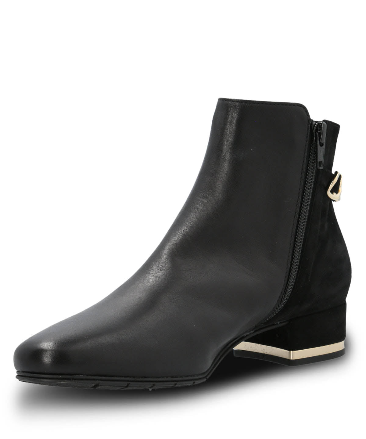 Botin Brunate Cuero Mujer Alesandra Negro Hush Puppies