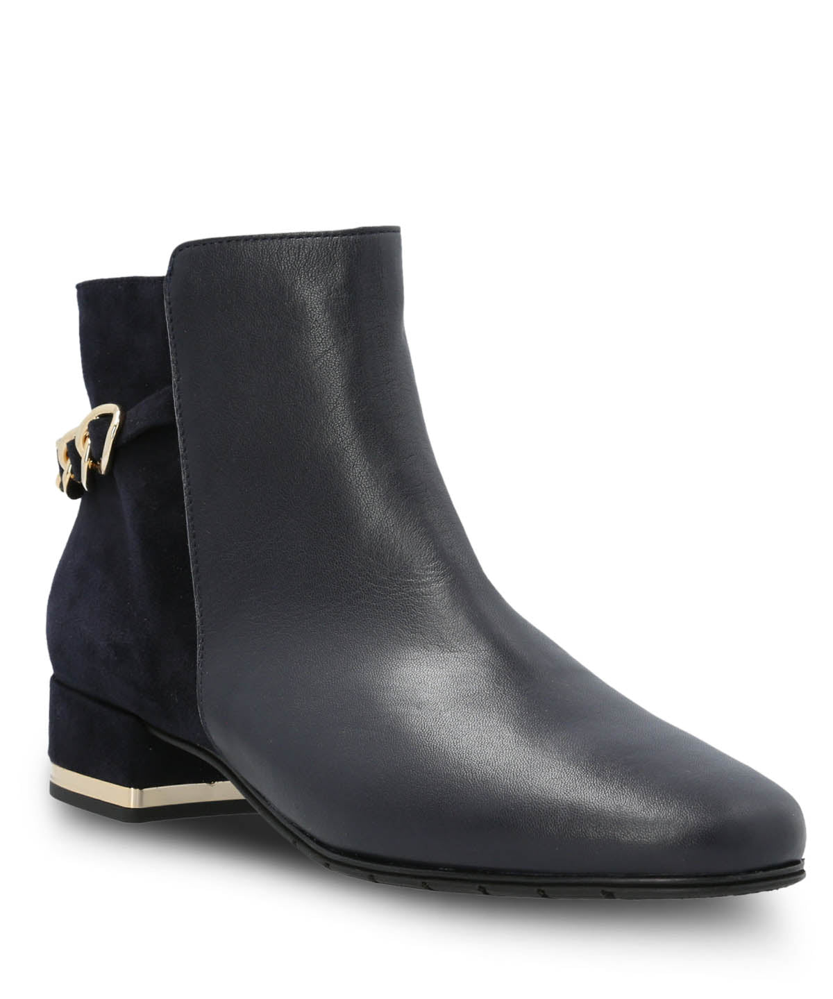 Botin Brunate Cuero Mujer Alesandra Azul Hush Puppies | Hush Puppies