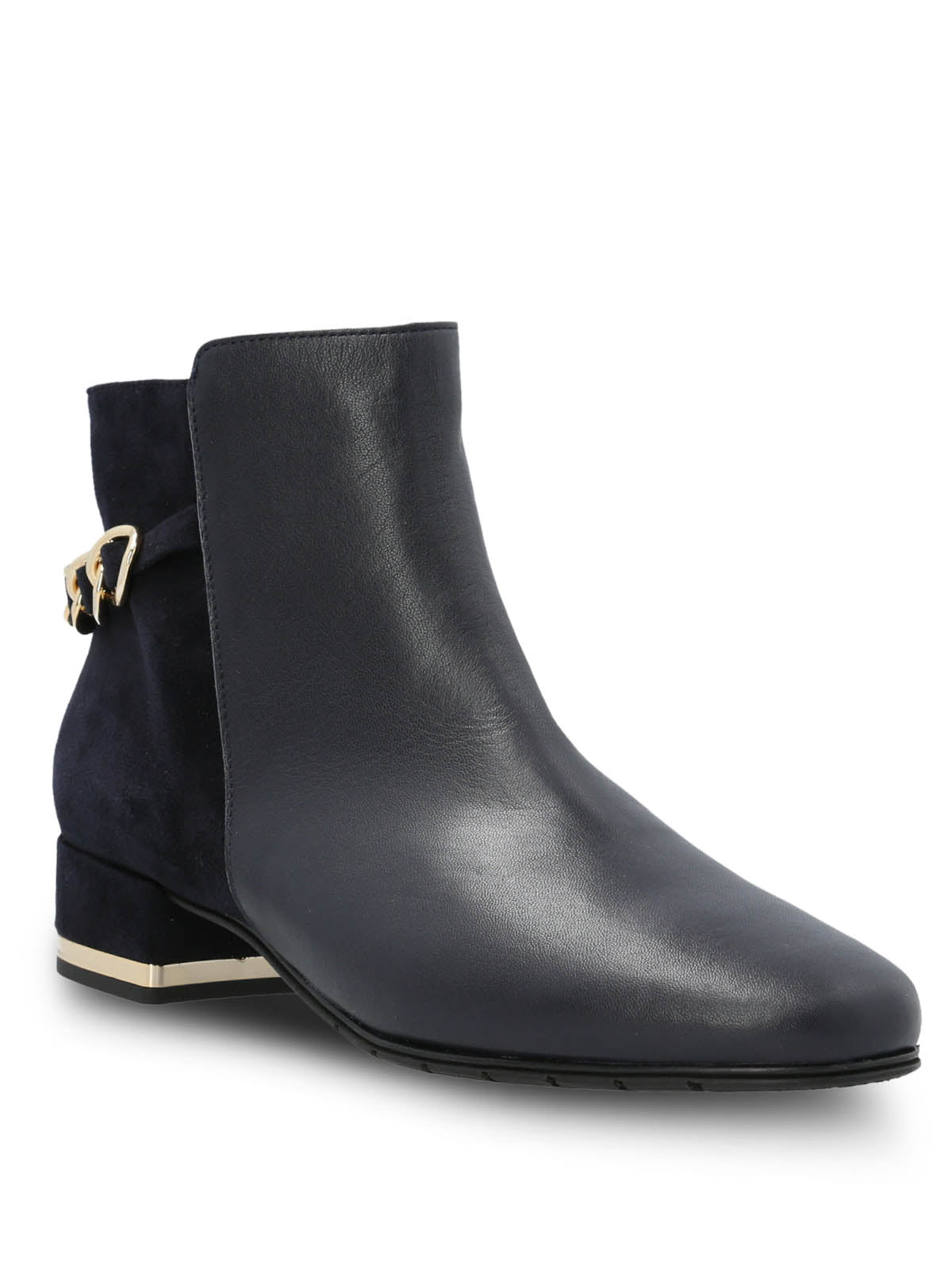 Botin Brunate Cuero Mujer Alesandra Azul Hush Puppies | Hush Puppies