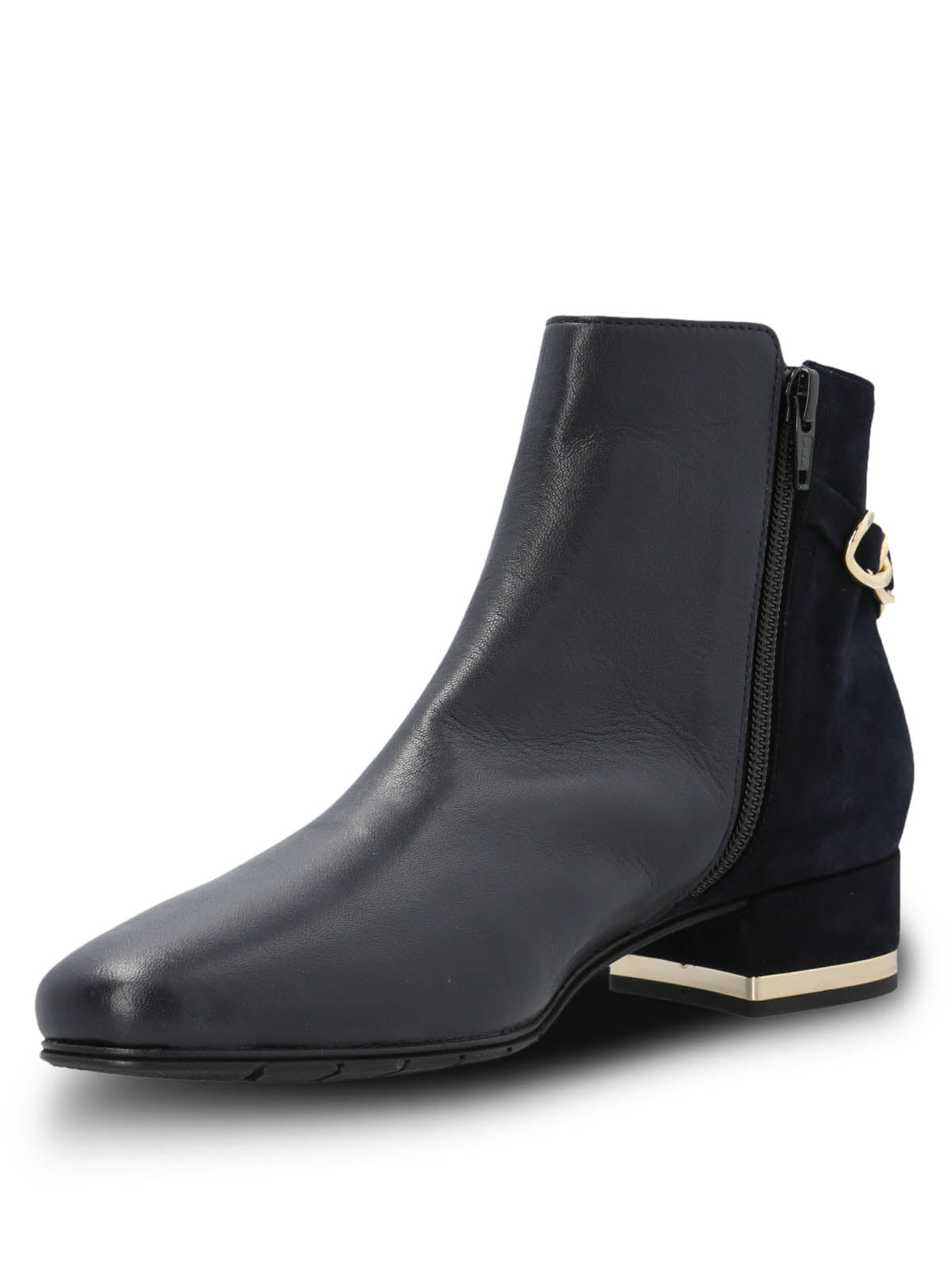 Botin Brunate Cuero Mujer Alesandra Azul Hush Puppies | Hush Puppies