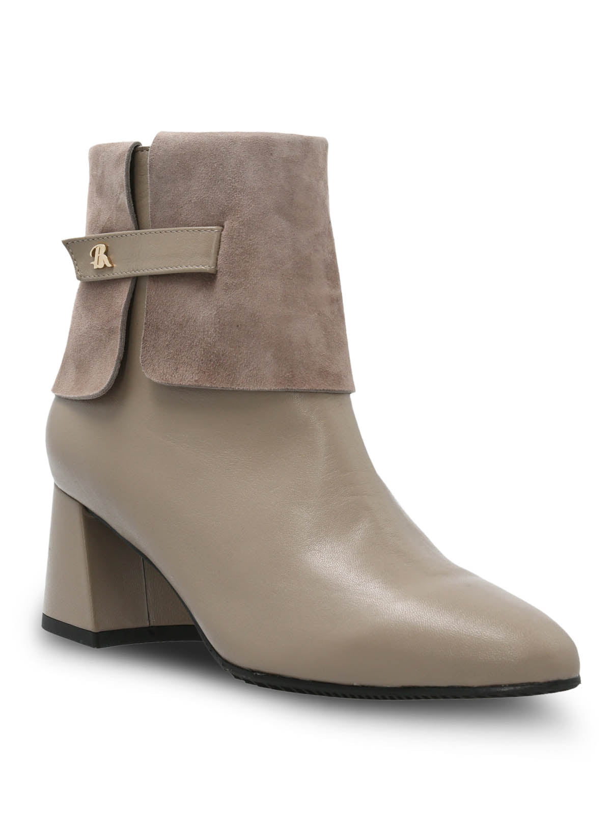 Botin Brunate Cuero Mujer Mattia Beige Hush Puppies