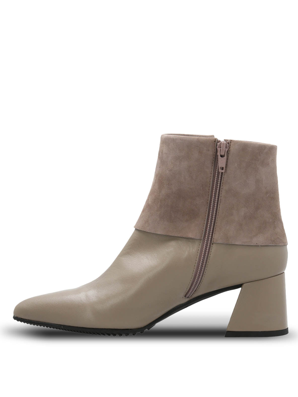 Botin Brunate Cuero Mujer Mattia Beige Hush Puppies