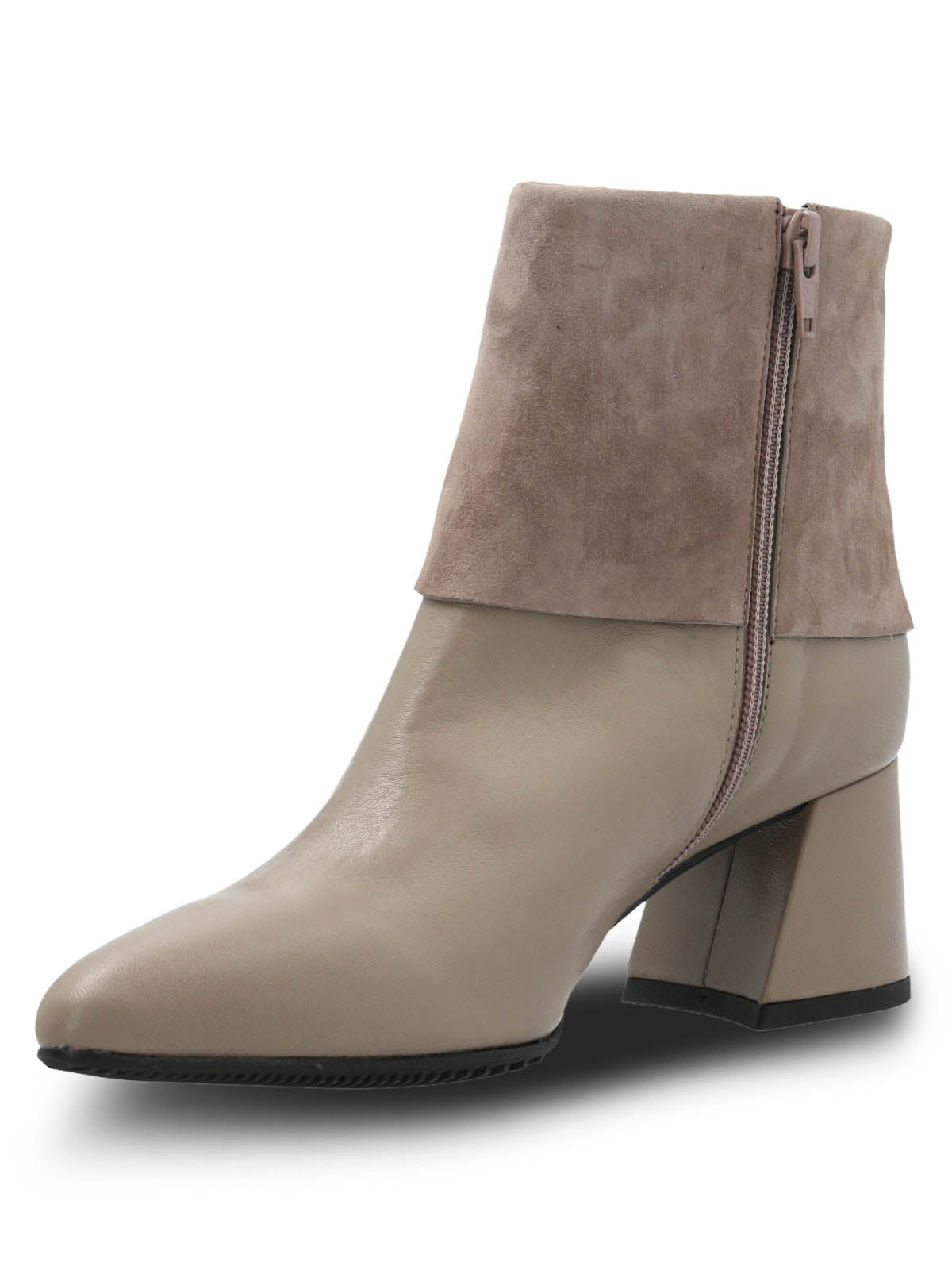 Botin Brunate Cuero Mujer Mattia Beige Hush Puppies