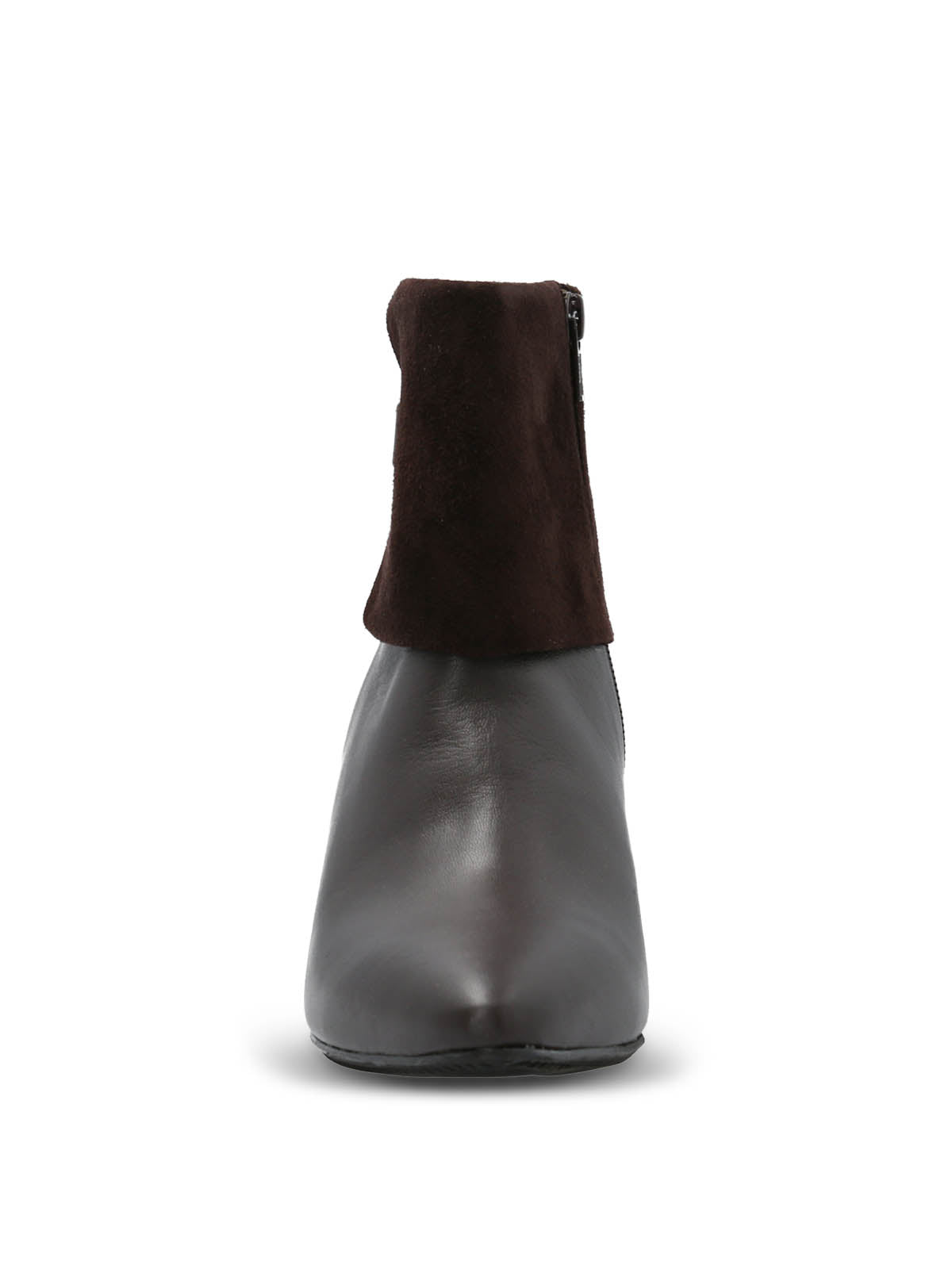 Botin Brunate Cuero Mujer Mattia Café Hush Puppies