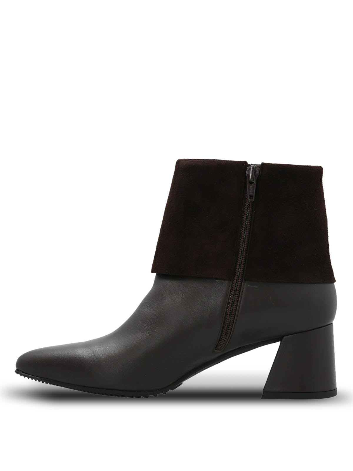 Botin Brunate Cuero Mujer Mattia Café Hush Puppies