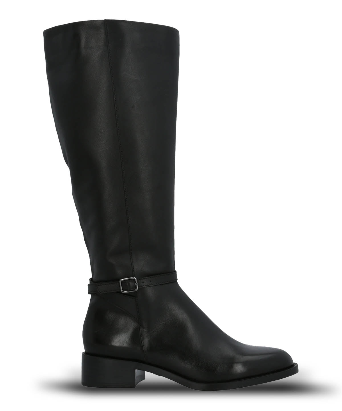 Bota Cuero Mujer Kyla Negra Hush Puppies