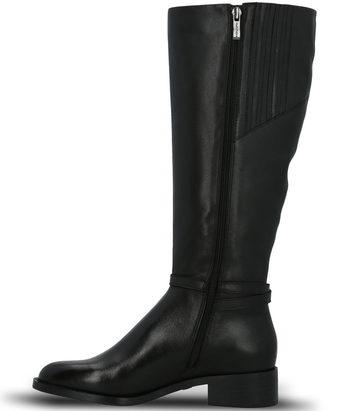 Bota Cuero Mujer Kyla Negra Hush Puppies