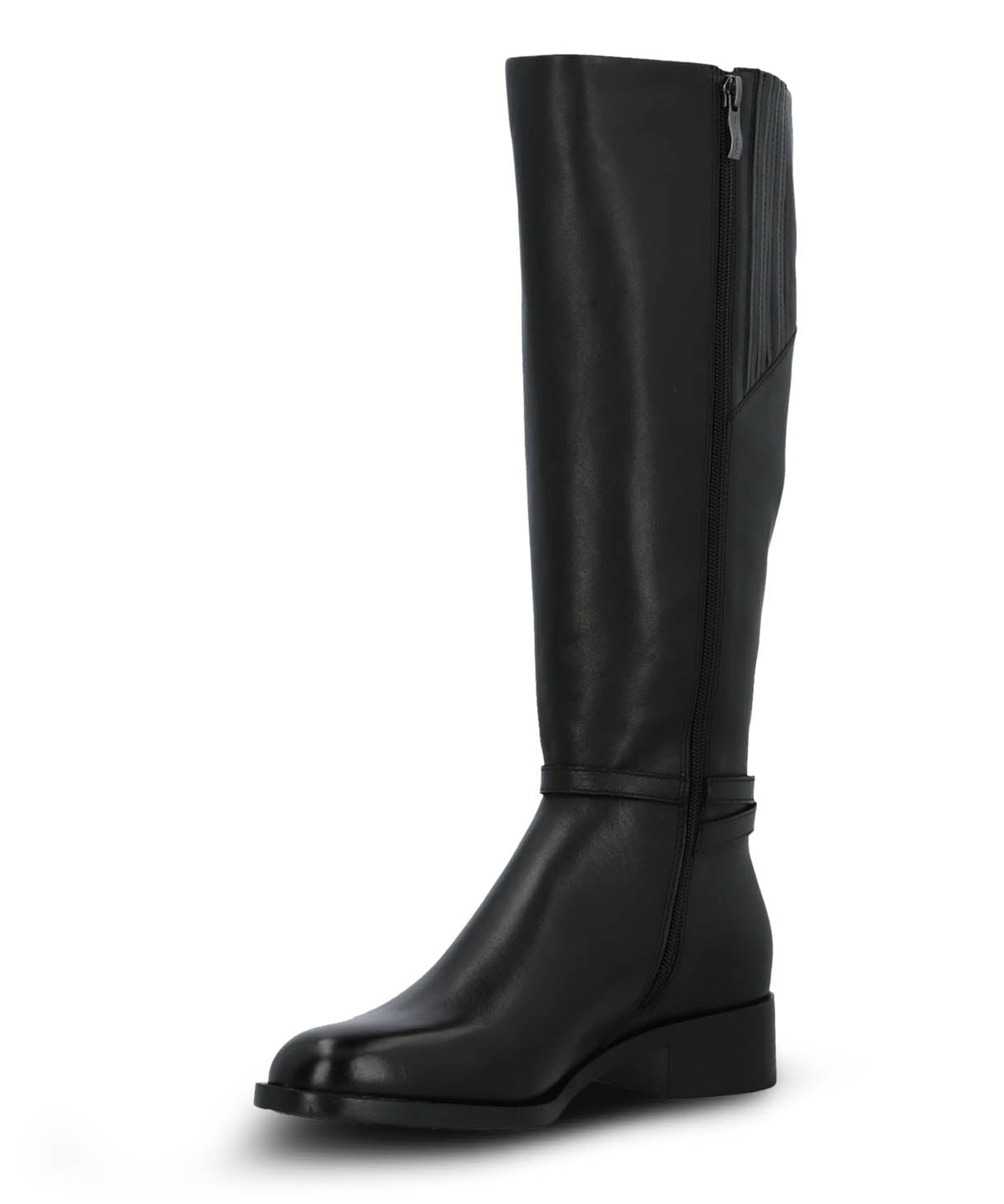 Bota Cuero Mujer Kyla Negra Hush Puppies
