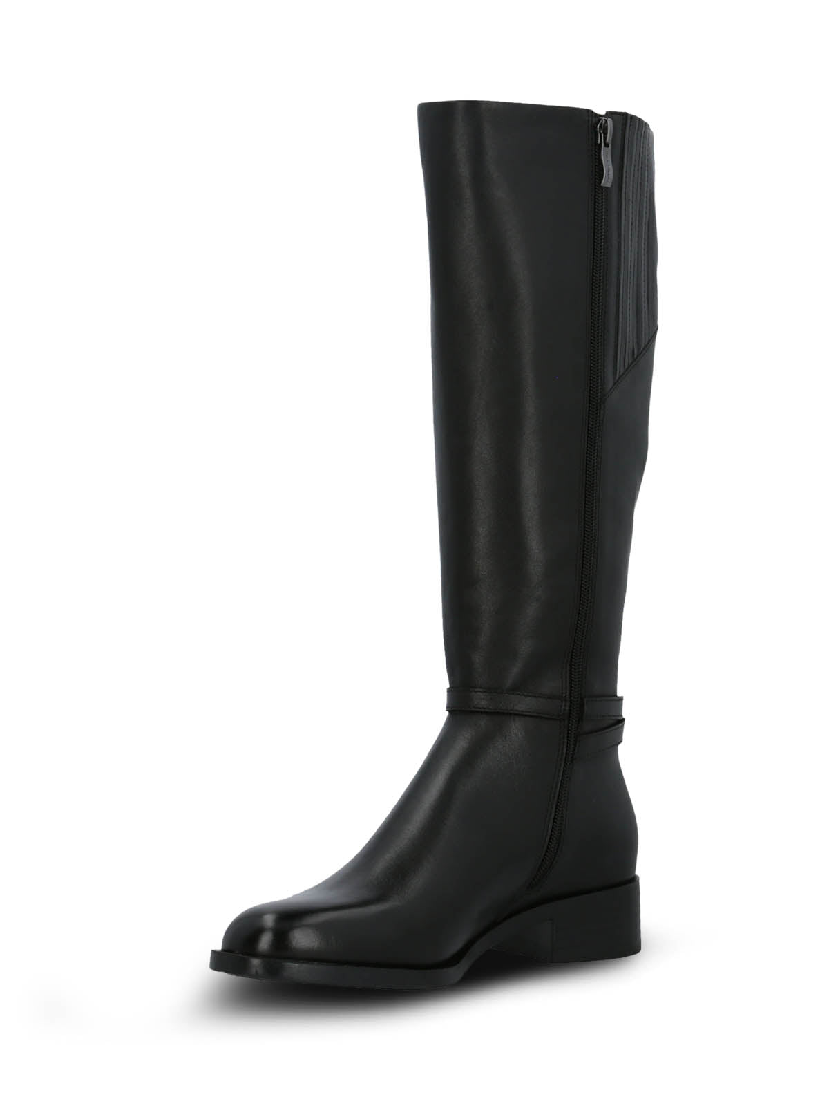 Bota Cuero Mujer Kyla Negra Hush Puppies