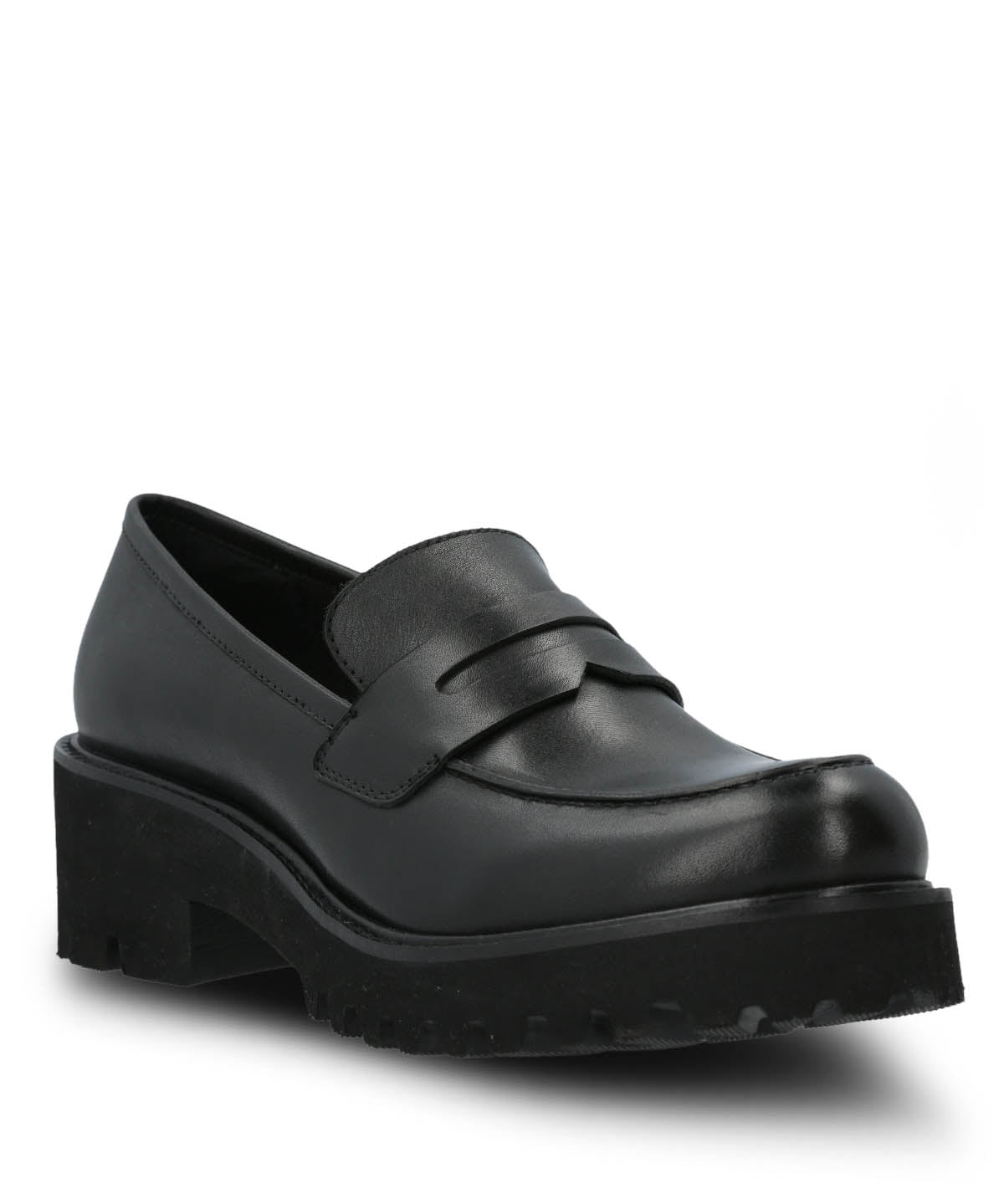 Mocasin Cuero Mujer Sophie Negro Hush Puppies