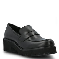 Mocasin Cuero Mujer Sophie Negro Hush Puppies
