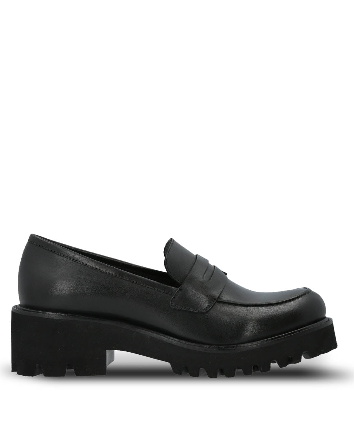 Mocasin Cuero Mujer Sophie Negro Hush Puppies