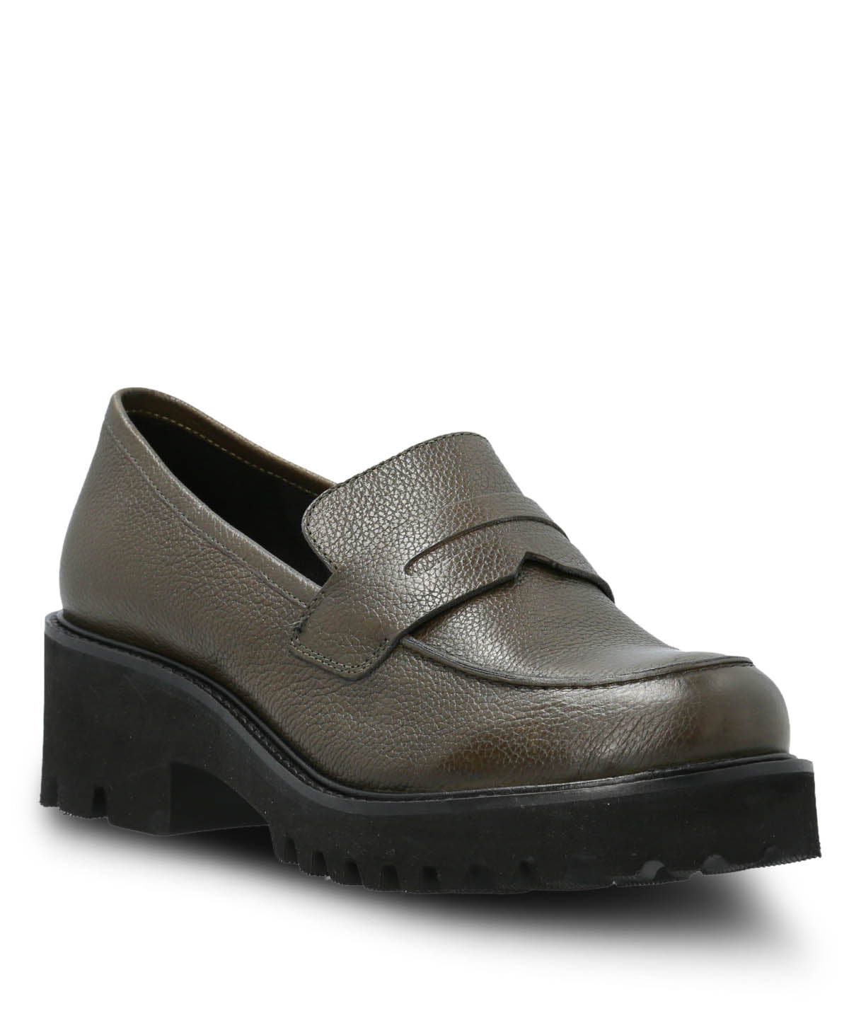 Mocasin Cuero Mujer Sophie Verde Hush Puppies | Hush Puppies