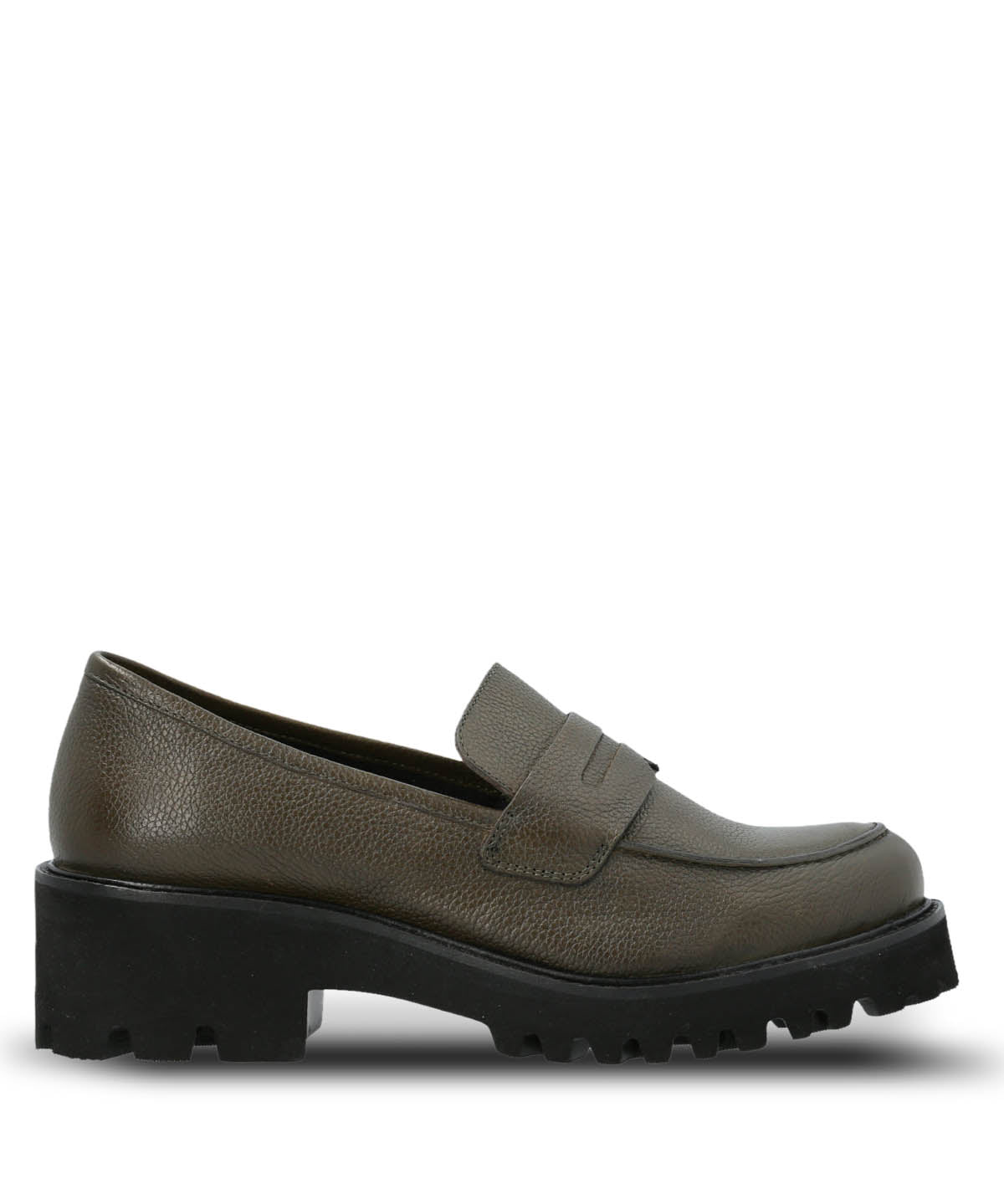 Mocasin Cuero Mujer Sophie Verde Hush Puppies | Hush Puppies