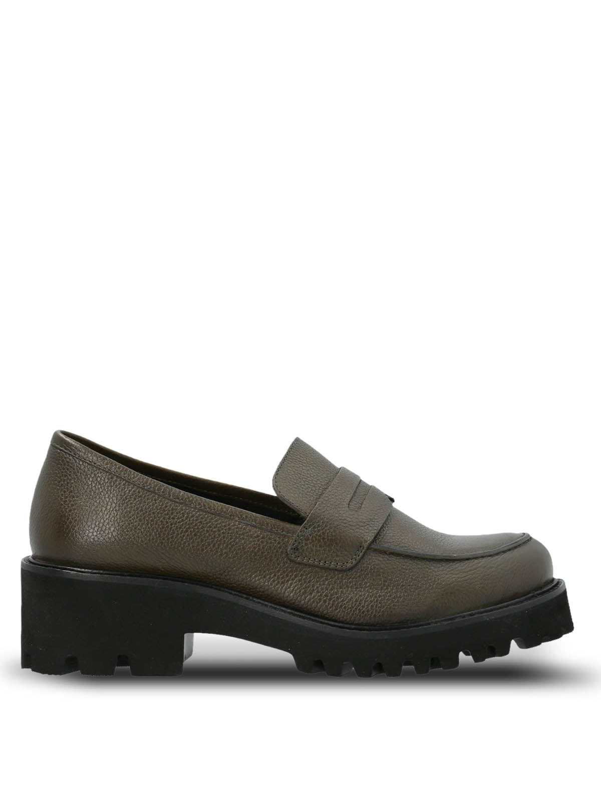 Mocasin Cuero Mujer Sophie Verde Hush Puppies | Hush Puppies
