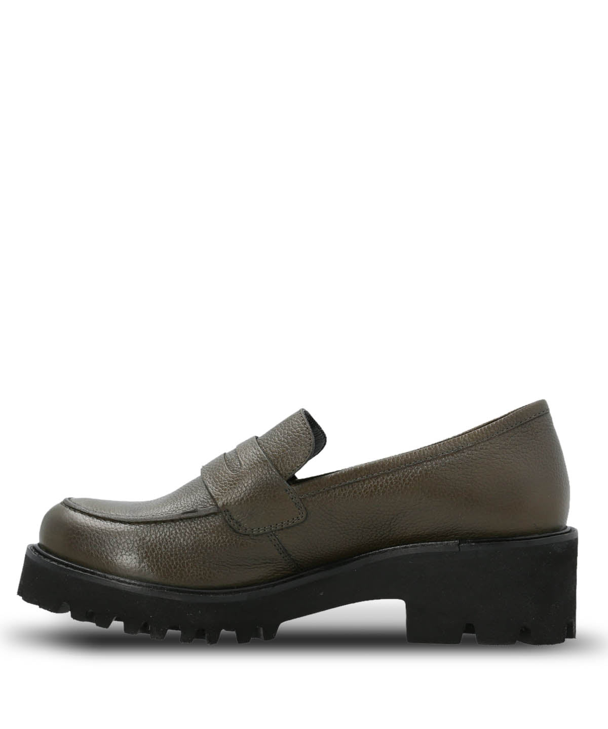 Mocasin Cuero Mujer Sophie Verde Hush Puppies | Hush Puppies