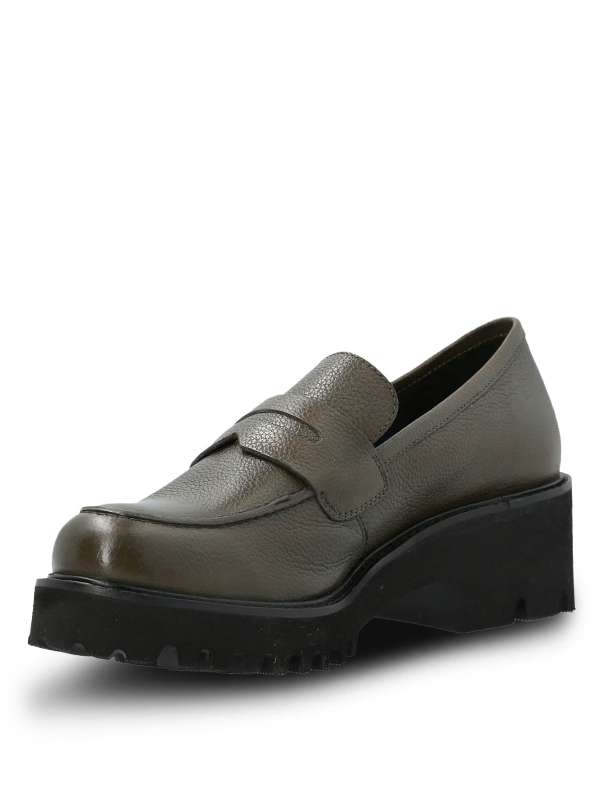 Mocasin Cuero Mujer Sophie Verde Hush Puppies | Hush Puppies