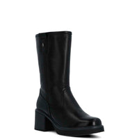 Bota Cuero Mujer Estella Negra