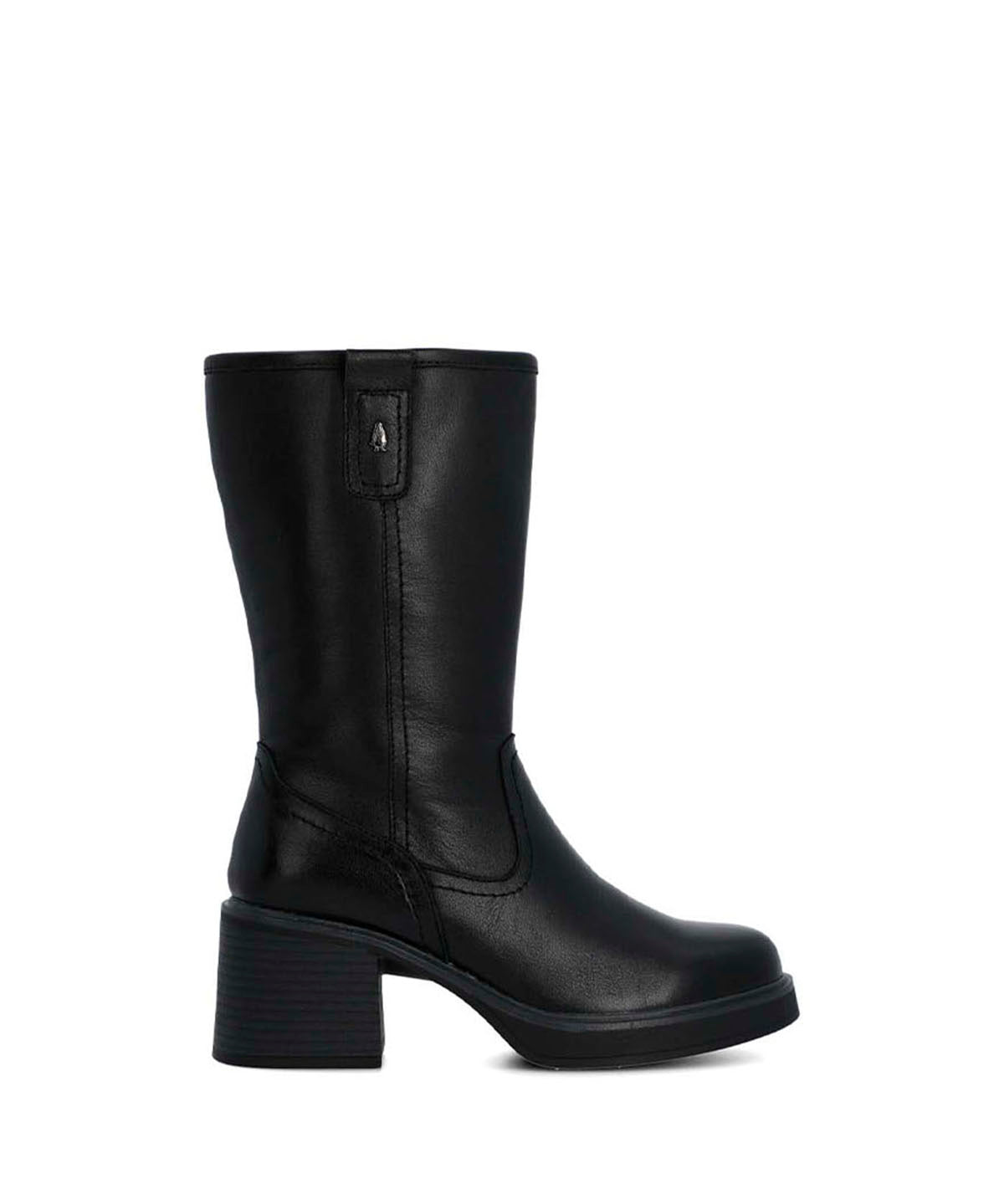 Bota Cuero Mujer Estella Negra