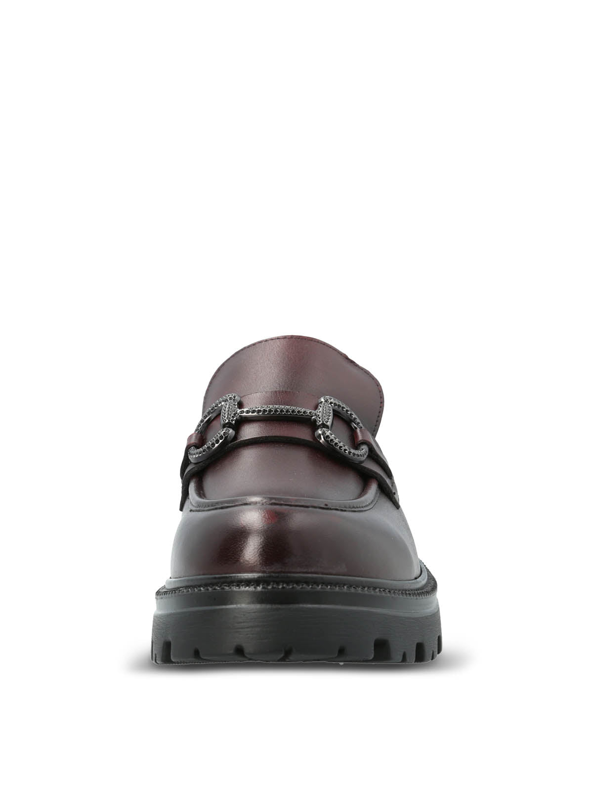 Mocasin Cuero Mujer Blake Rojo Hush Puppies