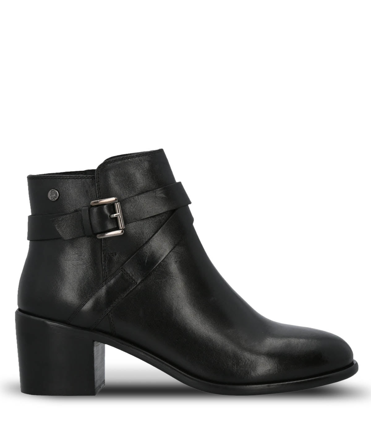 Botin Cuero Mujer Amanda Negro Hush Puppies