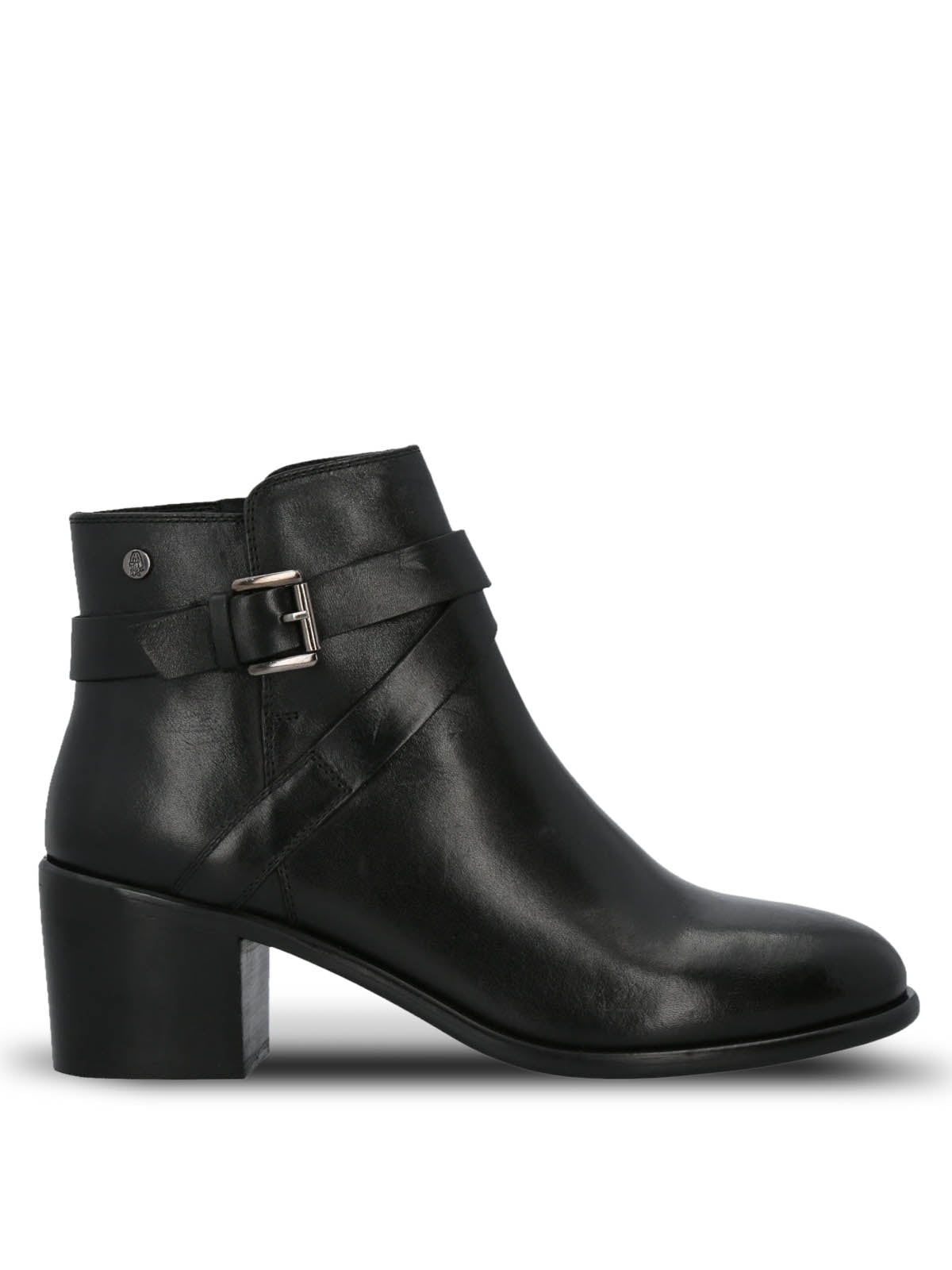 Botin Cuero Mujer Amanda Negro Hush Puppies
