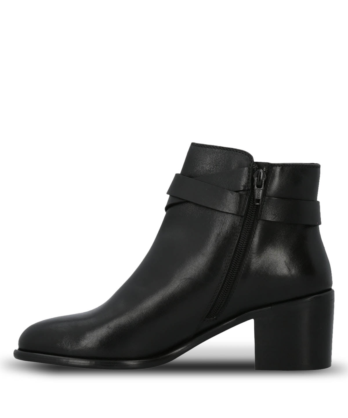 Botin Cuero Mujer Amanda Negro Hush Puppies