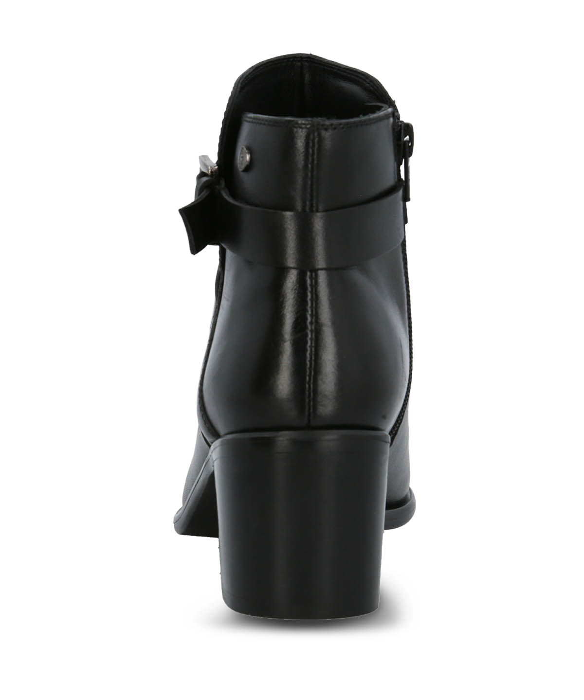 Botin Cuero Mujer Amanda Negro Hush Puppies