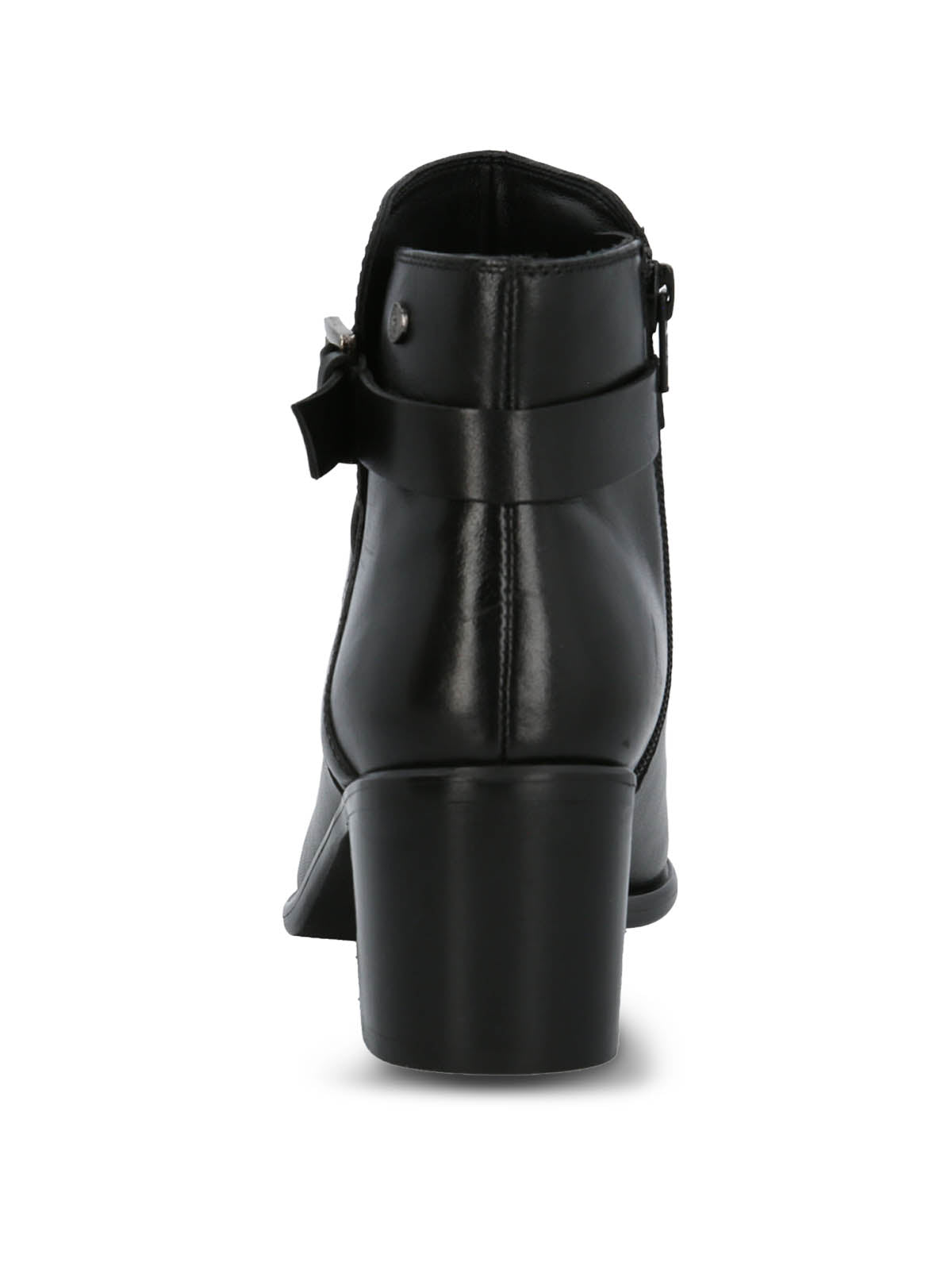 Botin Cuero Mujer Amanda Negro Hush Puppies