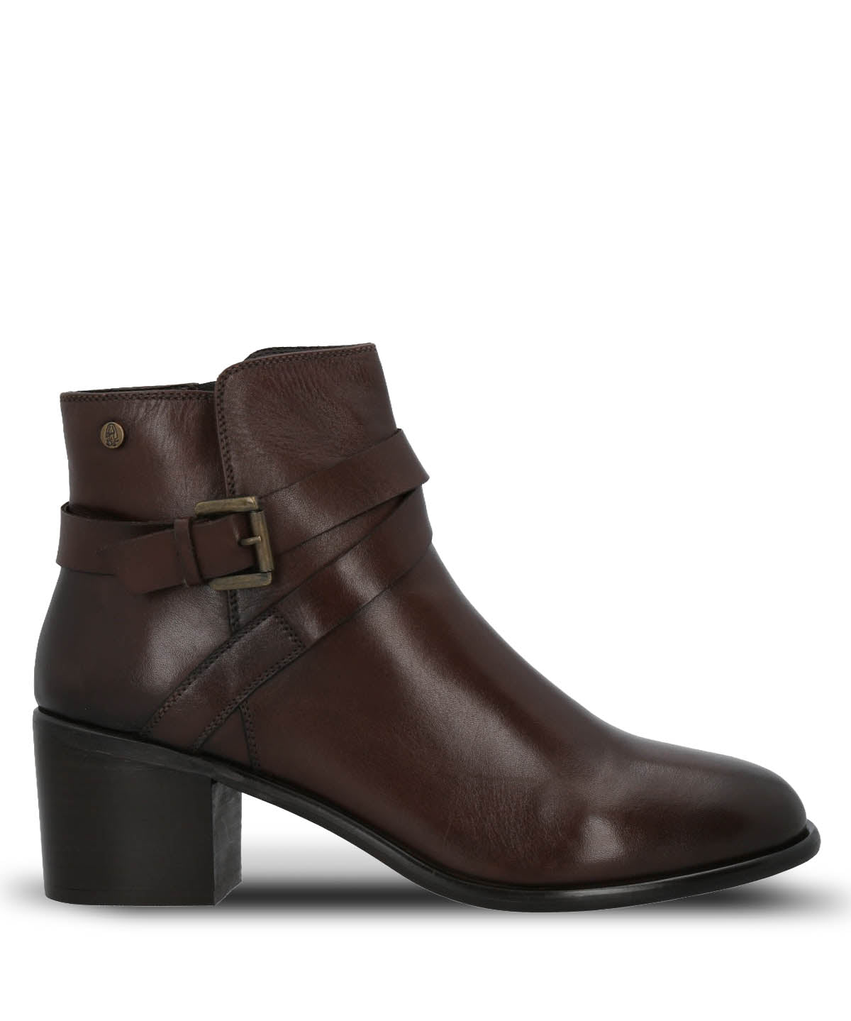 Botin Cuero Mujer Amanda Café Hush Puppies